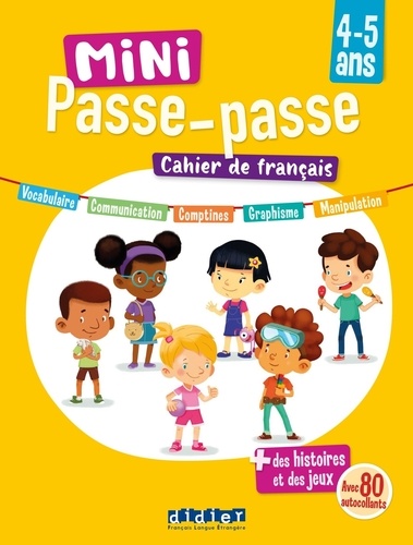Afrani florence Colin et Houda Anaye - Mini Passe-passe 4-5 ans - Cahier de français.