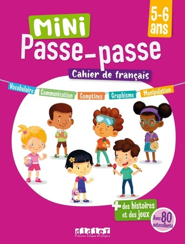 Afrani florence Colin et Houda Anaye - Mini Passe-passe 5-6 ans - Cahier de français.