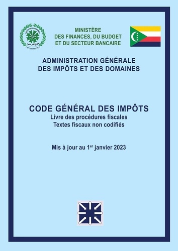 Afrique Droit - Comores - Code général des impôts 2023.