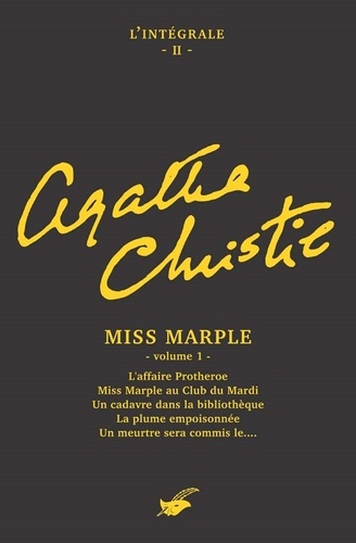 Intégrale Miss Marple (premier volume). Intégrale n°2 - Miss Marple volume 1