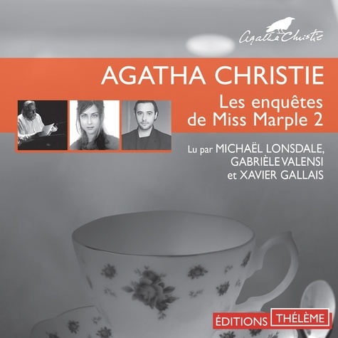 Agatha Christie et Michael Lonsdale - Les enquêtes de Miss Marple 2 - Le Sanctuaire d'Astarté - L'herbe de la mort - La demoiselle de compagnie.