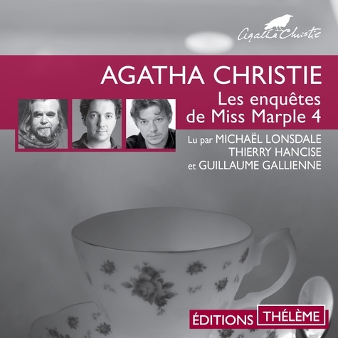 Agatha Christie et Michael Lonsdale - Les enquêtes de Miss Marple 4 - Le seuil ensanglanté - Mort par noyade - Mobile contre occasion.