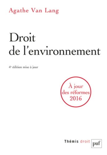 Agathe Van Lang - Droit de l'environnement.