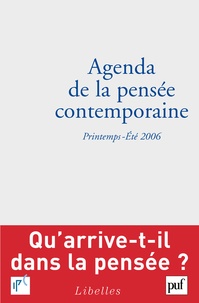 François Jullien - Agenda de la pensée contemporaine N° 4, Printemps-été : .