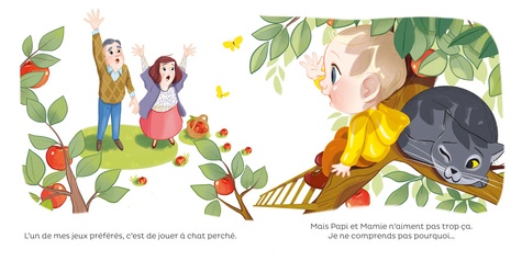 Petit Frère  Petit frère chez papi et mamie