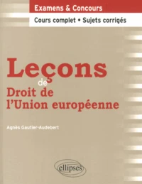 Leçons de droit de l'Union européenne