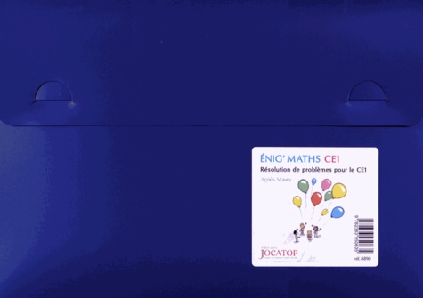 Agnès Maury - Enig'Maths CE1 - Résolution de problèmes pour le CE1. 1 Cédérom