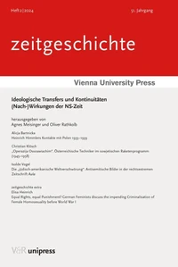 Ideologische Transfers und Kontinuitäten