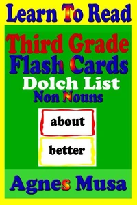 Third Grade Flash Cards - Dolch List Non Nouns