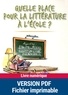 Agnès Perrin - Quelle place pour la littérature à l'école ?.