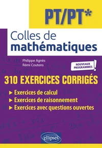 Colles de Mathématiques PT/PT* - Nouveaux Programmes !