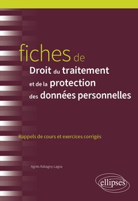 Agnès Rabagny-Lagoa - Fiches de Droit du traitement et de la protection des données personnelles.