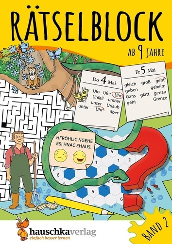 Agnes Spieker - Rätseln, knobeln, logisches Denken 640 : Rätselblock ab 9 Jahre, Band 2.