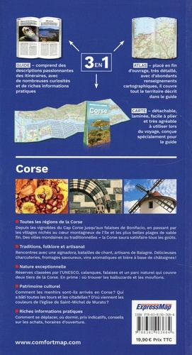 Corse. Guide + Atlas + Carte 1/170 000 6e édition