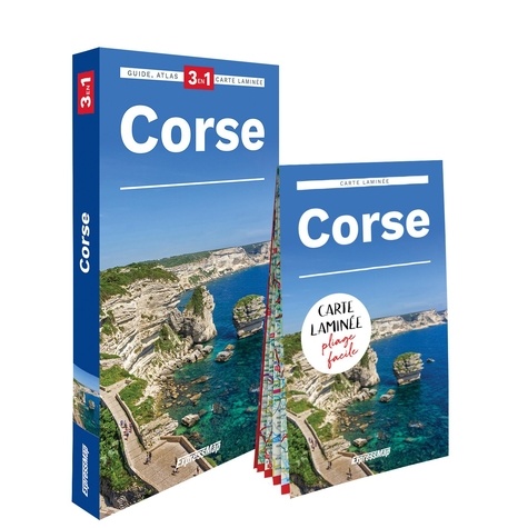 Corse. Guide + Atlas + Carte 1/170 000  Edition 2022