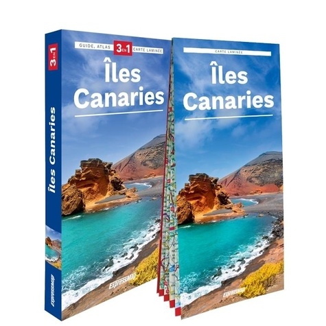 Ile Canaries. Guide + Atlas + Carte laminée 1:150 000