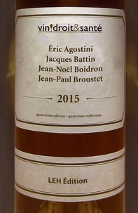 Vin, droit & santé