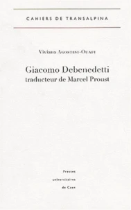 Giacomo Debenedetti traducteur de Marcel Proust
