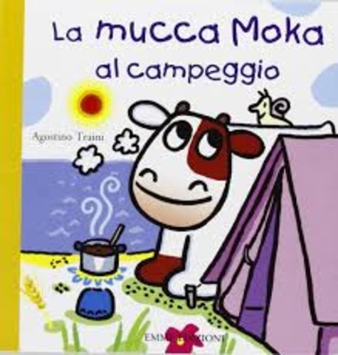 Agostino Traini - La mucca Moka al campeggio.