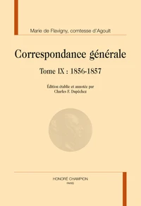 Correspondance générale