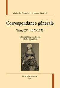 Correspondance générale