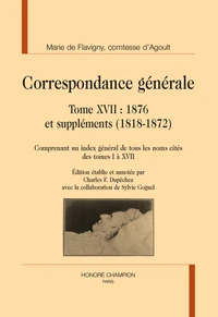 Correspondance générale