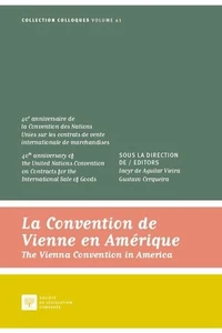La convention de Vienne en Amérique