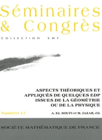 Aspects théoriques et appliqués de quelques EDP issues de la géométrie ou de la physique