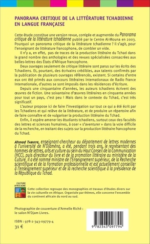 Panorama critique de la littérature tchadienne en langue française
