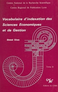 Ahmed Silem - Vocabulaire d'indexation des sciences économiques et de gestion (2).