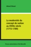 Ahmed Slimani - Modernité du concept de nation au XVIIIe siècle.