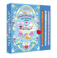 Carnet secret Mes moments chéris - Mes petits amis - coffret avec 3 stylos effaçables