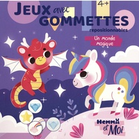 Téléchargement gratuit de livres en ligne Google Un monde magique  - Jeux avec gommettes repositionnables par Ahorine in French