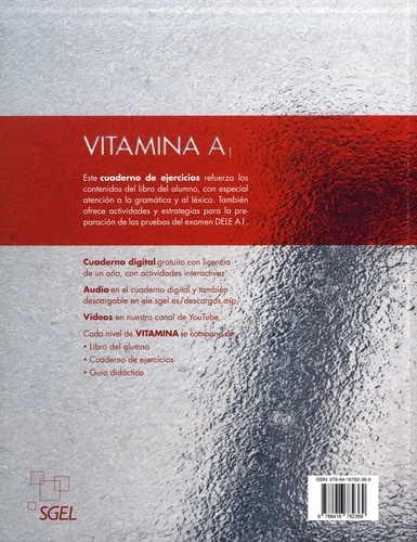 Vitamina A1. Cuaderno de ejercicios