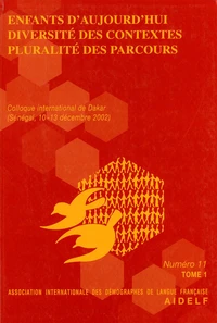 Enfants d'aujourd'hui, diversité des contextes, pluralité des parcours