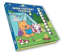 Mes copains câlins - Mon coffret coloriage - Avec 10 feutres double pointe