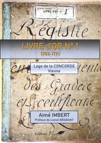 LIVRE D'OR N°1 1781 à 1791