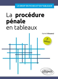 La procédure pénale en tableaux