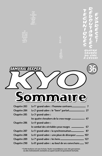 Samurai Deeper Kyo Tome 36