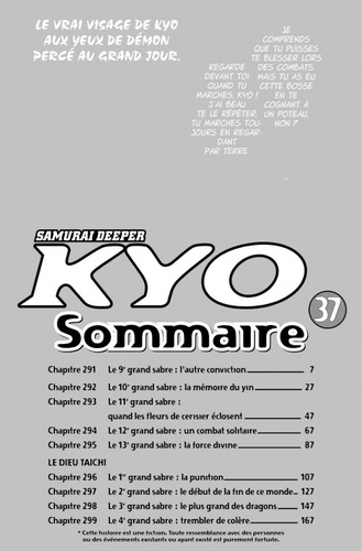 Samurai Deeper Kyo Tome 37