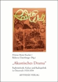 "Akustisches Drama" - Radioästhetik, Kultur- und Radiopolitik in Österreich 1924-1934.