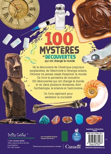 100 mystères et découvertes qui ont changé le monde