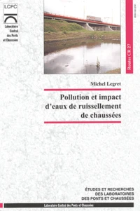Pollution et impact d'eaux de ruissellement de chaussées