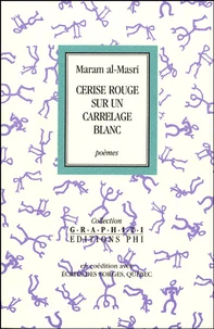 Cerise rouge sur un carrelage blanc