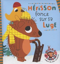 Hérisson fonce sur sa luge