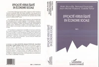 Efficacité versus équité en économie sociale
