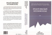 Alain Alcouffe - Efficacité versus équité en économie sociale.
