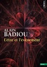 Alain Badiou - L'être et l'événement.