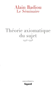 Théorie axiomatique du sujet