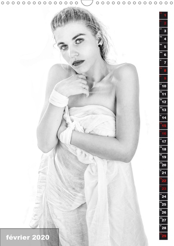 CALVENDO Personnes  RÊVES PUDIQUES (Calendrier mural 2020 DIN A3 vertical). Jeune femme nue mais pudique cachée par ses bras ou un voile. (Calendrier mensuel, 14 Pages )